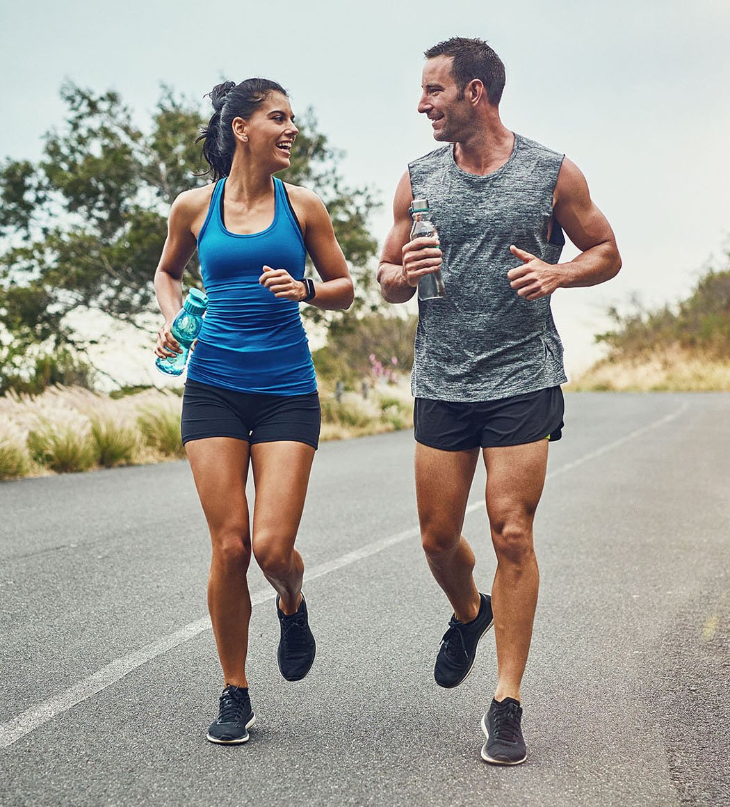 couple running
